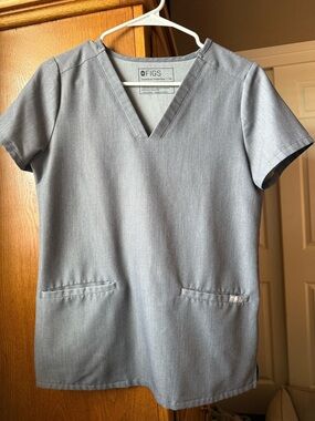 Figs Gray Technical Collection Top